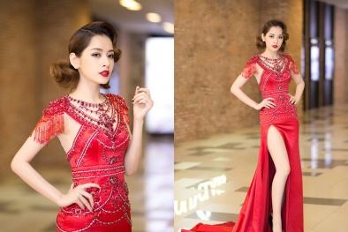 Chi Pu 'sang chảnh' như tiểu thư châu Âu trong buổi công chiếu phim mới 