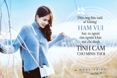 Ngọc Trinh: 'Chỉ muốn được yêu trong yên bình' 