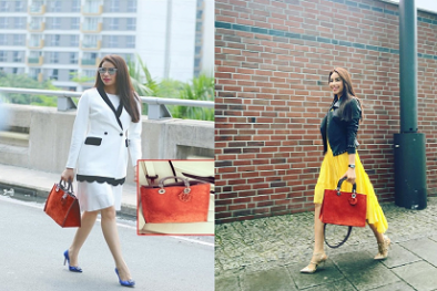 'Soi' bộ sưu tập túi xách Dior của Hoa hậu Phạm Hương