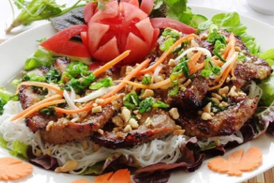 Đổi vị cho cả nhà với món bún thịt nướng nhẹ nhàng ngày lạnh