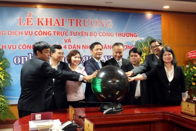 Cổng Dịch vụ công trực tuyến Bộ Công Thương chính thức ra mắt