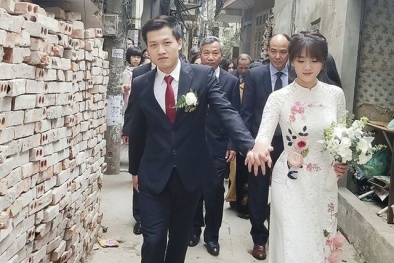 Những khoảnh khắc ngọt lịm trong đám cưới của MC Trần Ngọc và bạn gái 9X