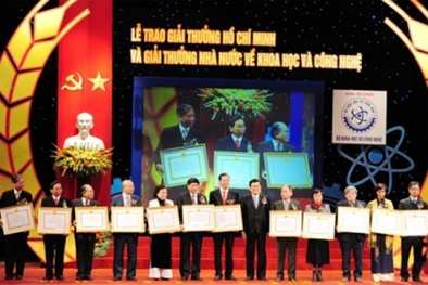 16 công trình xuất sắc được trao giải thưởng Hồ Chí Minh và giải thưởng Nhà nước về KH&CN