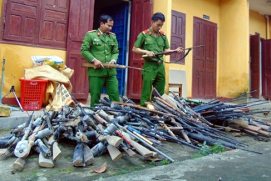 Quảng Nam: Thu hồi gần 200 khẩu súng tự chế