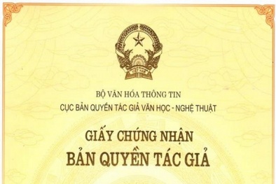 Mức phí đăng ký quyền tác giả năm 2017