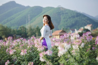 Lạc bước tới 'thiên đường hoa Quảng La' mới toanh ở Quảng Ninh