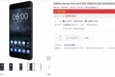 Smartphone Nokia 6 cháy hàng sau một phút mở bán