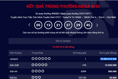 Xổ số Vietlott: Hôm nay ai tiếp tục ‘hái lộc’ Jackpot trị giá 12 tỷ đồng?
