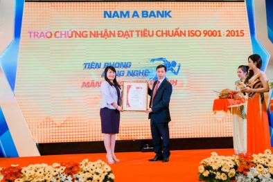 Ngân hàng Nam Á vinh đạt chứng nhận tiêu chuẩn ISO 9001:2015