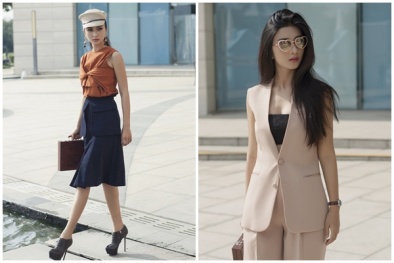 Kim Tuyến cá tính và sành điệu trên đường đua street style 