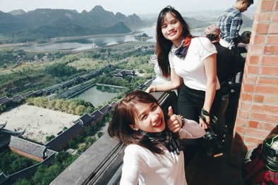 Hai cô gái phượt xe máy từ Sài Gòn ra Hà Nội trong 40 giờ gây tranh cãi 