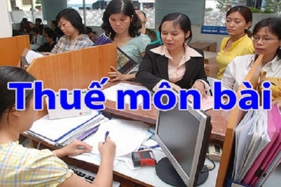 Lệ phí môn bài đối với hộ kinh doanh được tính thế nào?