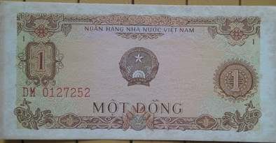 Tờ tiền cũ mệnh giá 1 đồng của Việt Nam được rao giá hơn 45 triệu trên eBay