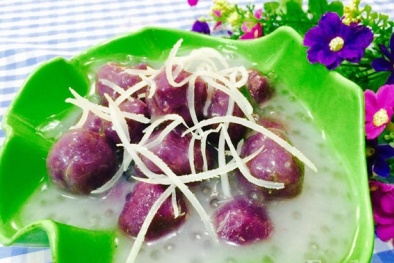 Hướng dẫn nấu chè khoai lang tím vừa ngon vừa đẹp mắt