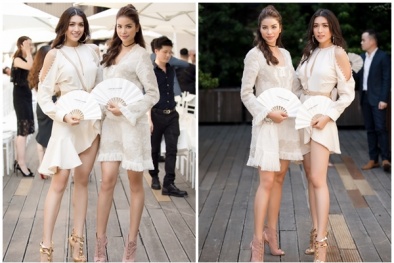 Phạm Hương, Lệ Hằng đọ chân dài miên man khi cùng diện váy ngắn