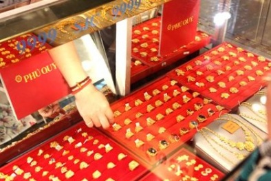 Giá vàng hôm nay 1/4 tăng giảm đan xen