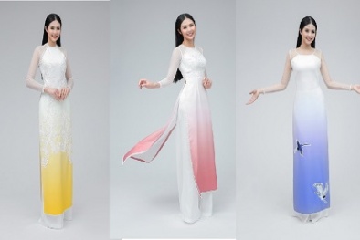 Hoa hậu Ngọc Hân được mời sang Anh biểu diễn áo dài