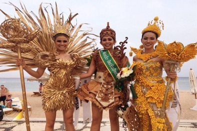 Nguyễn Thị Thành lọt top 3 trang phục đẹp nhất Hoa hậu 13 Win bet cá cược trực tuyến quốc tế 2017