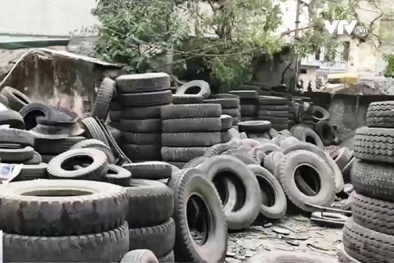 Thu gom lốp cũ về 'tân trang' lại để bán có vi phạm pháp luật không?