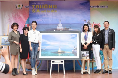 ‘Người đẹp truyền thông’ Phùng Bảo Ngọc Vân kêu gọi gẫy quỹ từ thiện vì Trường Sa