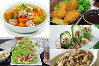 Thực đơn bữa tối ngon bổ rẻ chỉ 90.000 đồng dành cho 4 người