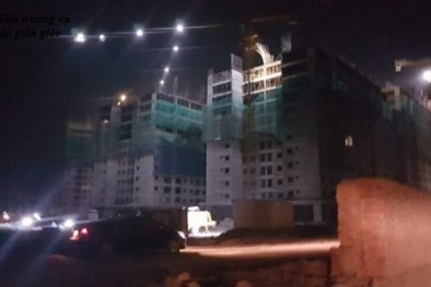 Sập giàn giáo ở dự án Thanh Hà Cienco 5 làm 3 người bị thương