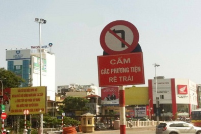 Người điều khiển ô tô cần chú ý về quy định mới về biển cấm rẽ?