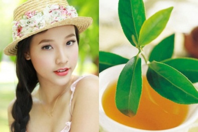 Bất ngờ với tác dụng làm đẹp hiệu quả nhờ lá trà xanh