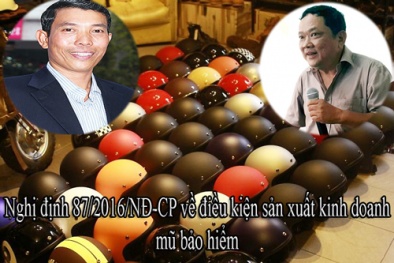 Quản lý sản xuất, kinh doanh mũ bảo hiểm: Người mừng, kẻ lo!