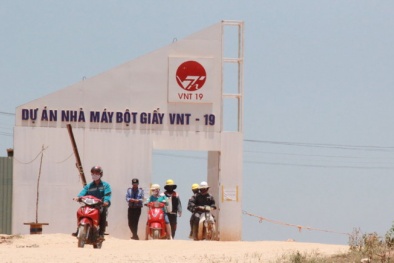 Quảng Ngãi: Dân lo ngại Nhà máy Bột - Giấy VNT 19 xả thải làm ô nhiễm biển
