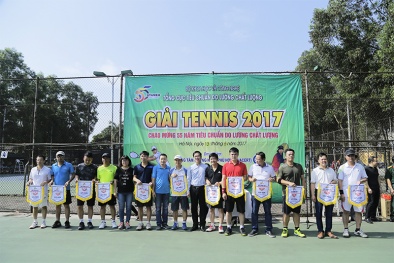 21 đội tranh Giải tennis năm 2017 của Tổng cục Tiêu chuẩn Đo lường Chất lượng