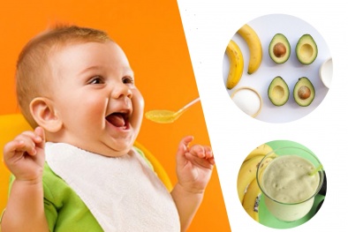 Cách làm sinh tố chuối bơ cho bé ăn dặm ngon miệng, chóng lớn