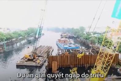 Cận cảnh công trình chống ngập 10.000 tỷ tại TP.HCM