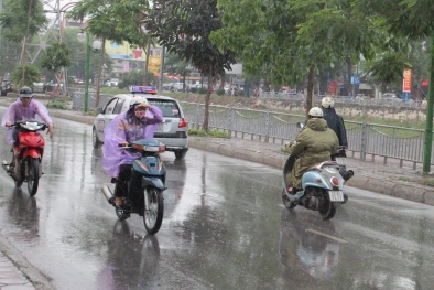 Cảnh báo mưa lớn ở Bắc Bộ, lũ quét, sạt lở đất ở miền núi