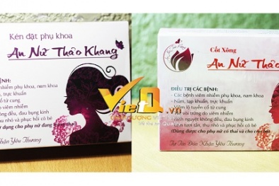 Kén đặt phụ khoa, cốt xông An Nữ Thảo Khang có phải thuốc chữa bệnh?
