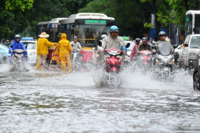 Miền Bắc lại tiếp tục đón mưa lớn kéo dài 9 ngày gây ngập úng