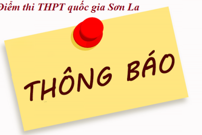 Sở Giáo dục và Đào tạo Sơn La công bố điểm thi THPT quốc gia 2017