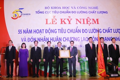 Tổng cục Tiêu chuẩn Đo lường Chất lượng đón nhận Huân chương Lao động hạng Nhất