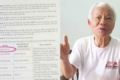 Dự án nhận chìm 1 triệu m3 bùn: Mạo danh nhà khoa học bị xử lý như thế nào?
