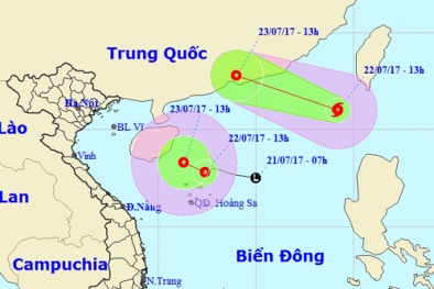 Tin tức mới nhất về cơn bão số 3 - cơn bão Roke di chuyển theo hướng Tây Bắc
