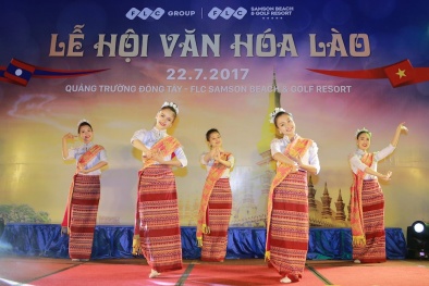 Lễ hội văn hóa Lào tại FLC Sầm Sơn thu hút 2.000 khách