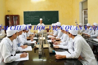 Học viện Quân y điểm chuẩn cao chót vót vẫn kèm hàng loạt tiêu chí phụ