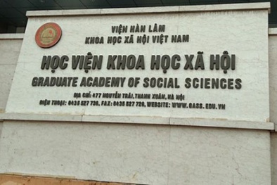 Tin tức mới nhất về sai phạm trong đào tạo tiến sĩ, thạc sĩ ở Học viện Khoa học xã hội