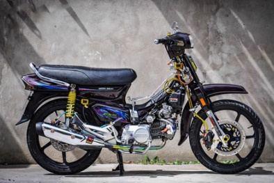 Khác lạ với bản Honda Dream II độ theo phong cách thể thao