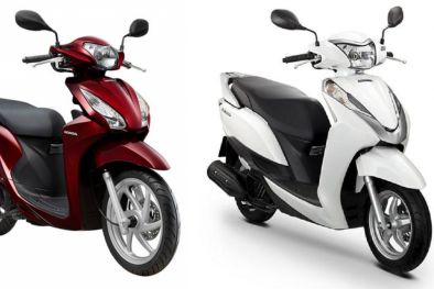 So sánh hai chiếc xe tay ga Honda Vision và Honda Lead