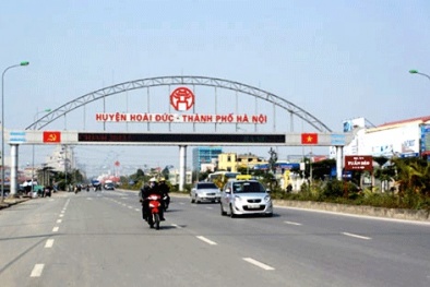 Giá đất tại Hoài Đức tăng vọt trước thông tin huyện này lên quận