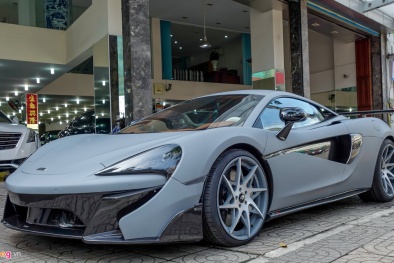 Siêu xe cũ McLaren 570S của Cường Đô La ‘lột xác’ ấn tượng nhờ gói độ hàng hiệu