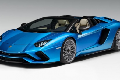 Tuyệt phẩm mui trần Lamborghini Aventador S Roadster chính thức lộ diện, giá từ 460.247 USD