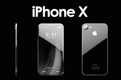 3 màu sắc của iPhone X sẽ cùng có màn hình kính mặt trước màu đen