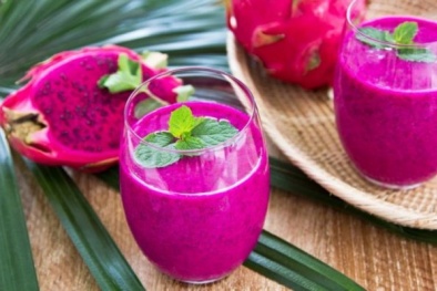Chia sẻ cách làm sinh tố thanh long thơm ngon, hấp dẫn
